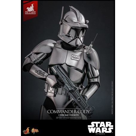 Hot Toys Star Wars - Commander Cody Chrome Version Exclusive MMS 1/6