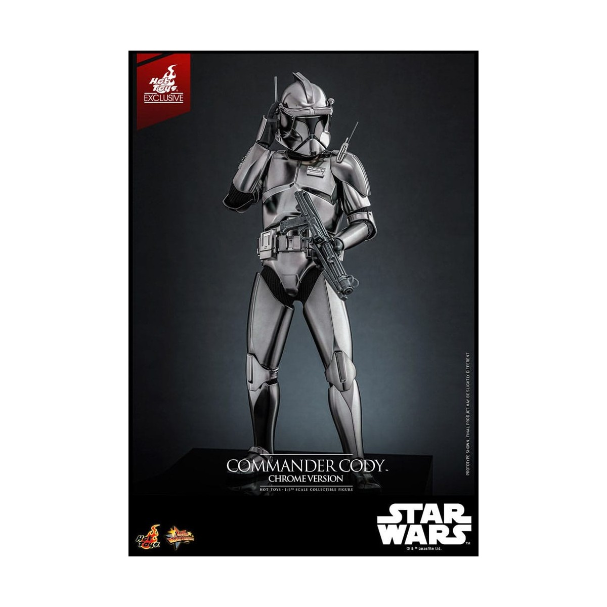 Hot Toys Star Wars - Commander Cody Chrome Version Exclusive MMS 1/6