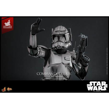 Hot Toys Star Wars - Commander Cody Chrome Version Exclusive MMS 1/6