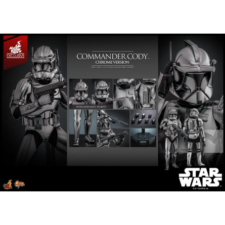Hot Toys Star Wars - Commander Cody Chrome Version Exclusive MMS 1/6