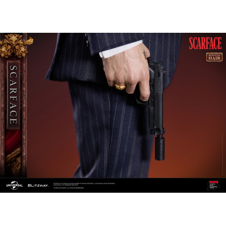 Blitzway Superb Scale Statue - Tony Montana Rooted Hair 1/4 - Scarface