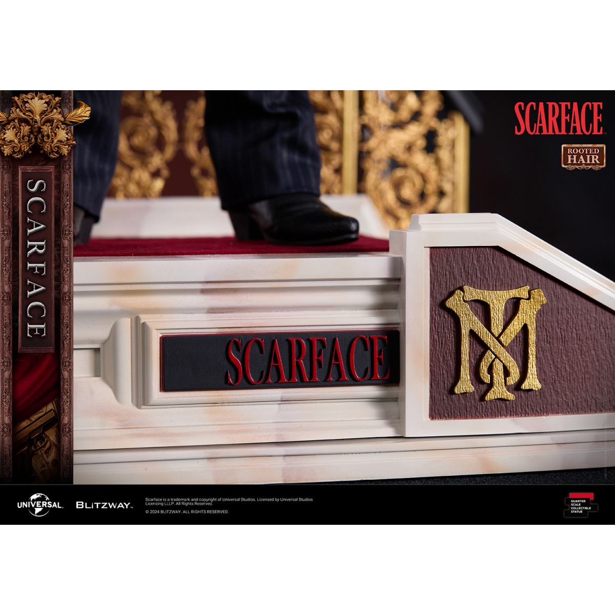 Blitzway Superb Scale Statue - Tony Montana Rooted Hair 1/4 - Scarface