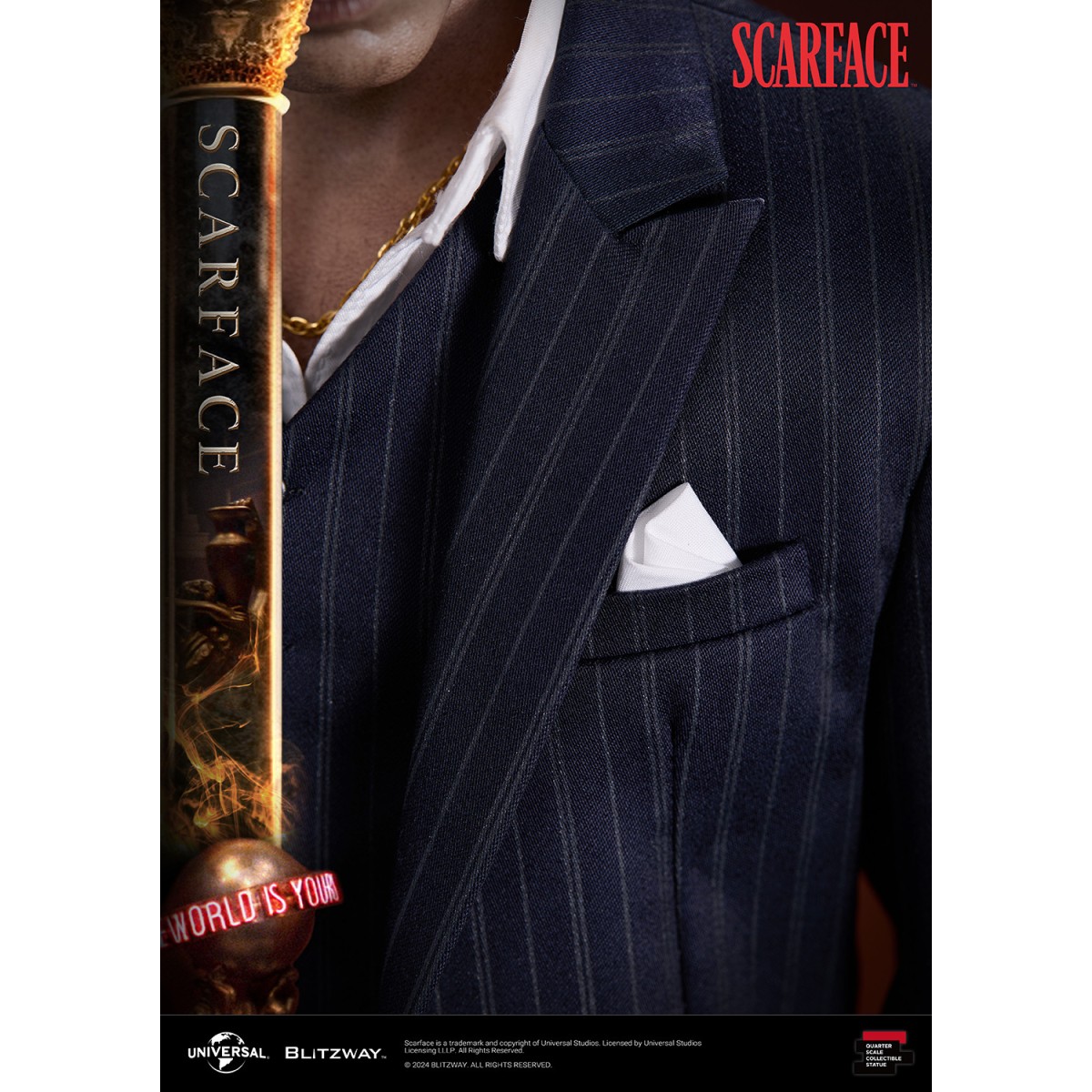 Blitzway Superb Scale Statue - Tony Montana 1/4 - Scarface