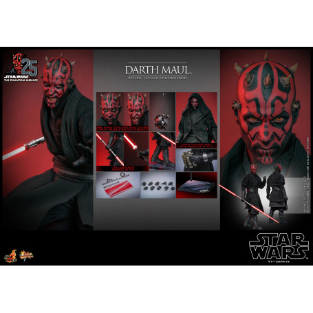 Hot Toys Star Wars The Phantom Menace - Darth Maul 2.0 Sammleredition MMS 1/6
