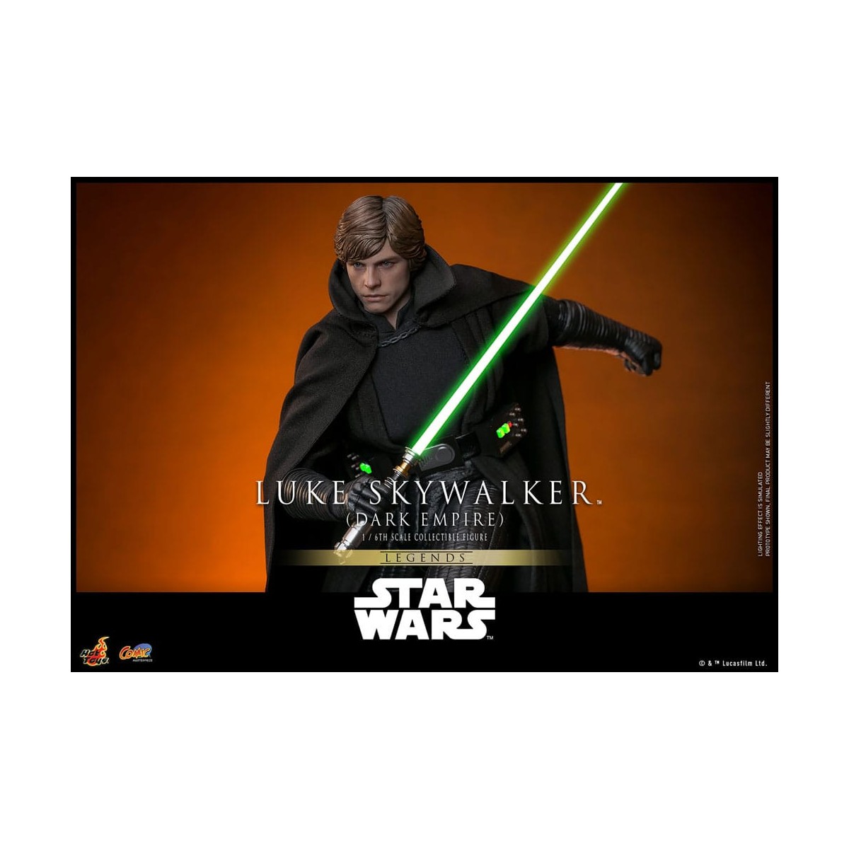 Hot Toys Star Wars - Dunkles Imperium Luke Skywalker - Comic Masterpiece 1/6