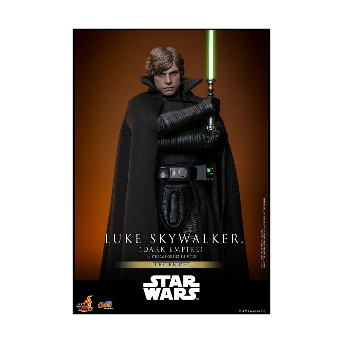 Hot Toys Star Wars - Dunkles Imperium Luke Skywalker - Comic Masterpiece 1/6