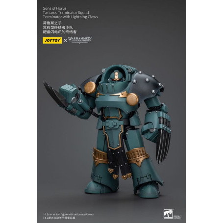 JoyToy - Sons of Horus - Tartaros Terminator Squad Terminator With Lightning Claws 1/18 - WH40K