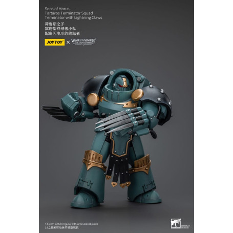 JoyToy - Sons of Horus - Tartaros Terminator Squad Terminator With Lightning Claws 1/18 - WH40K