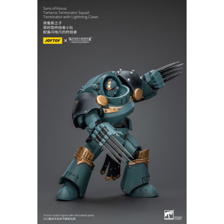 JoyToy - Sons of Horus - Tartaros Terminator Squad Terminator With Lightning Claws 1/18 - WH40K