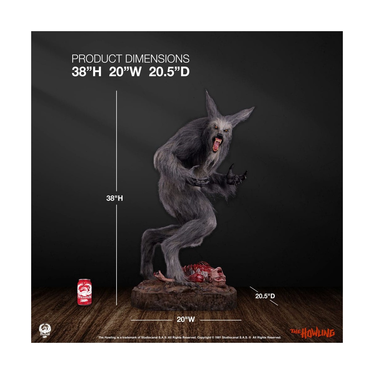 Premium Collectibles Studio PCS - THE HOWLING Epic Series 1/3 - Heulen