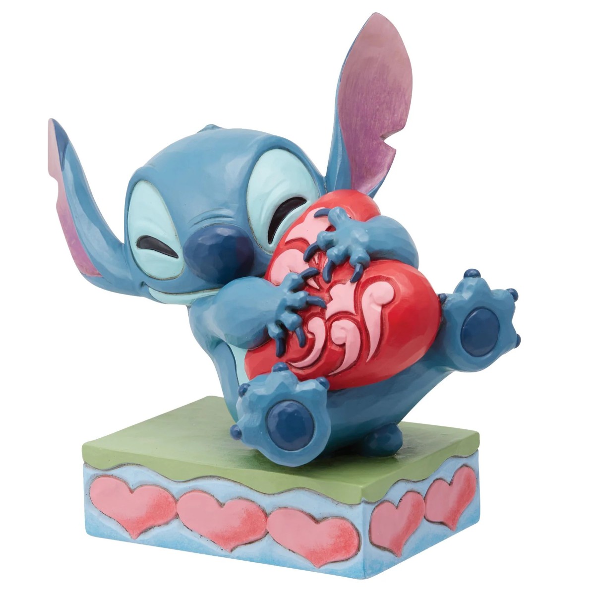 Enesco - Disney Tradition by Jim Shore - Lilo und Stich - Stitch knuddelt ein Herz