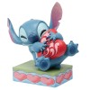 Enesco - Disney Tradition by Jim Shore - Lilo und Stich - Stitch knuddelt ein Herz