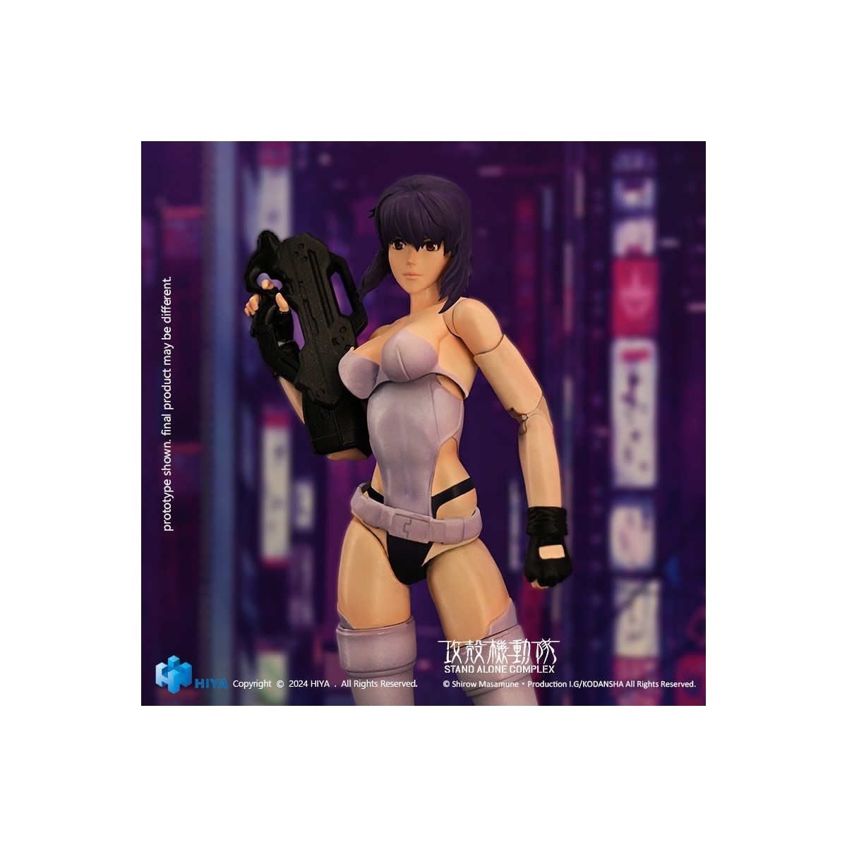 HIYA TOYS - Exquisite Super Series - MOTOKO KUSANAGI 1/12 - GITS Stand Alone Complex