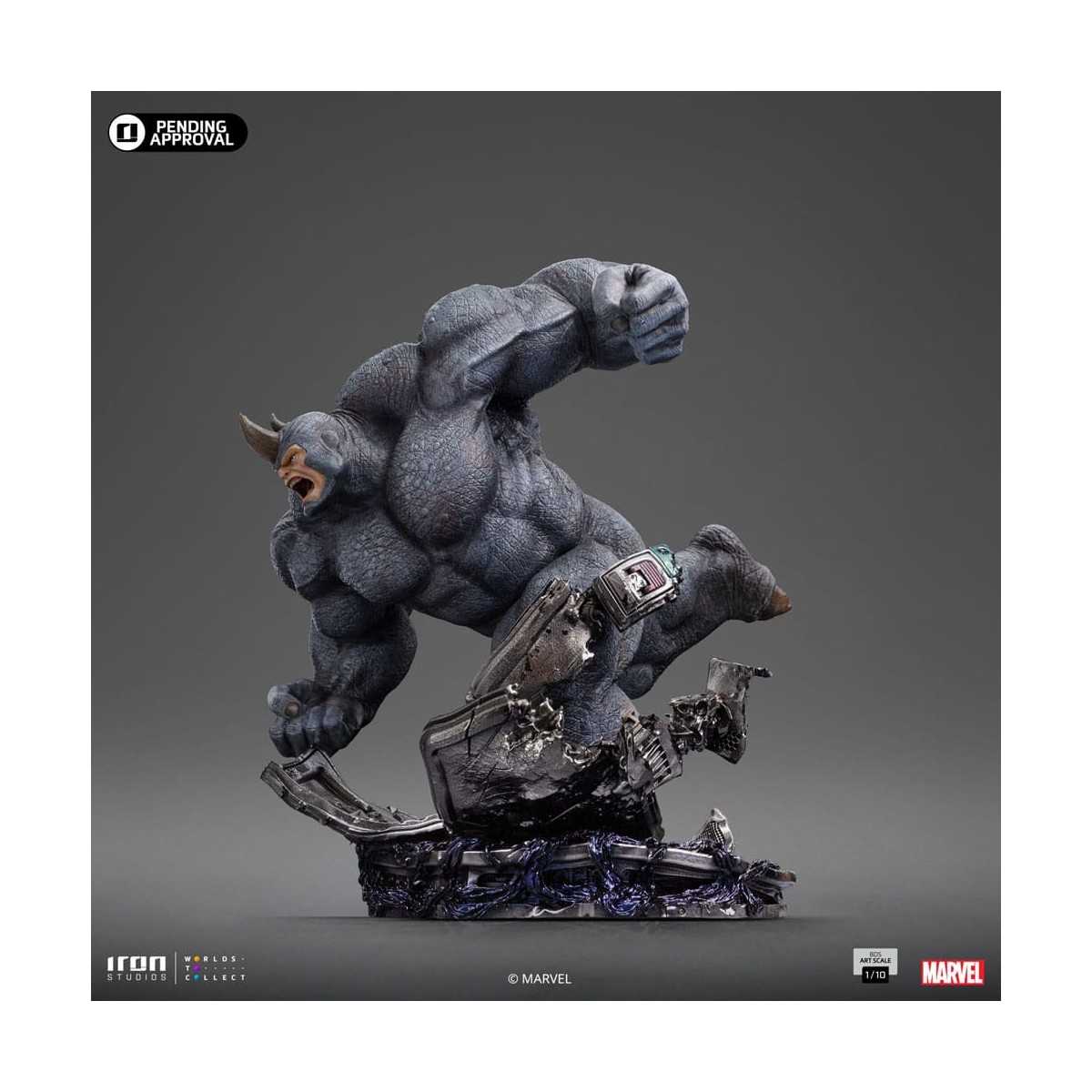 Iron Studios Marvel Spider-Man Vs Villains - Rhino BDS Art Scale 1/10