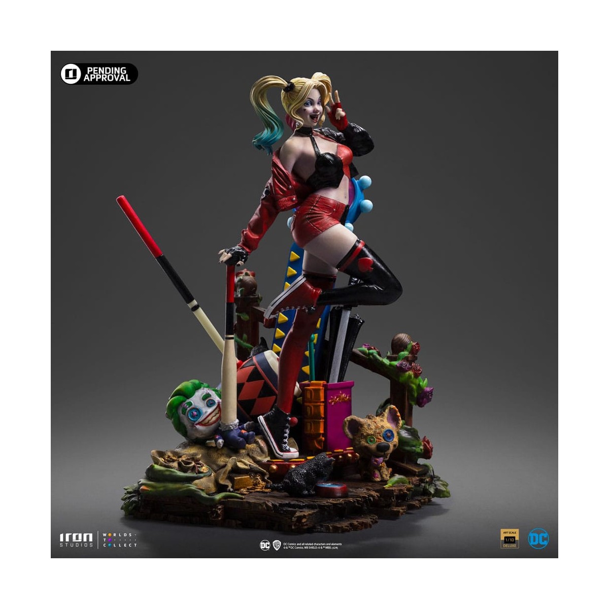 Iron Studios DC Comics - Harley Quinn (Gotham City Sirens) Deluxe Arts Scale 1/10