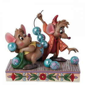 Enesco Disney - Aschenputtel Jaq und Gus fädeln Perlen auf - Tradition by Jim Shore