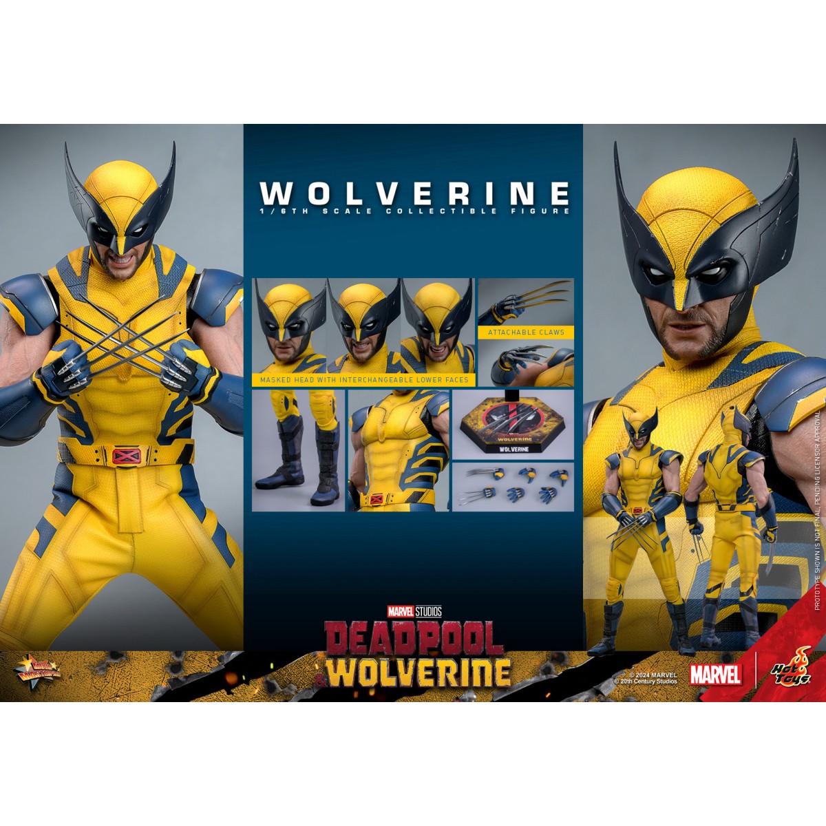 Hot Toys Marvel Deadpool & Wolverine - Wolverine MMS 1/6