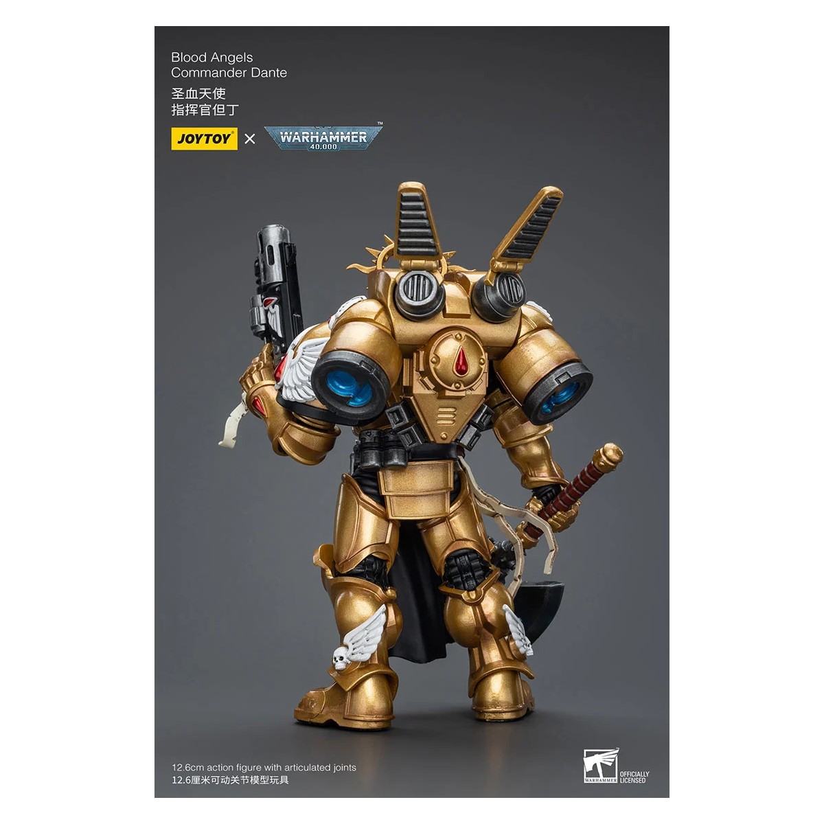 JoyToy Space Marines - Blood Angels Commander Dante - 1/18 - Warhammer 40K