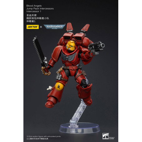 JoyToy Space Marines - Blood Angels Jump Pack Intercessors 1 - 1/18 - Warhammer 40K