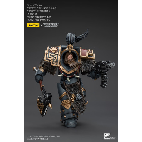JoyToy Space Marines - Space Wolves - Varagyr Wolf Guard Squad - Varagyr Terminator 2 1/18 - Warhammer 40K