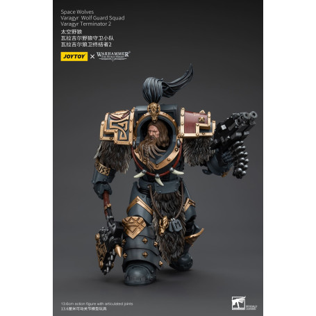 JoyToy Space Marines - Space Wolves - Varagyr Wolf Guard Squad - Varagyr Terminator 2 1/18 - Warhammer 40K