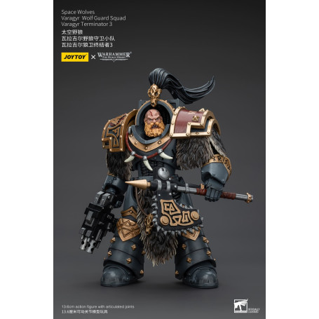JoyToy Space Marines - Space Wolves - Varagyr Wolf Guard Squad - Varagyr Terminator 3 1/18 - Warhammer 40K