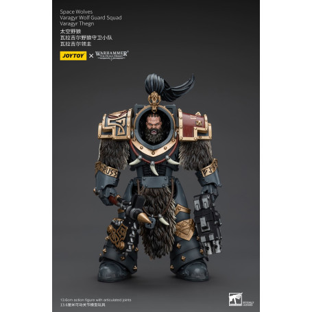 JoyToy Space Marines - Space Wolves - Varagyr Wolf Guard Squad - Varagyr Thegn 1/18 - The Horus Heresy