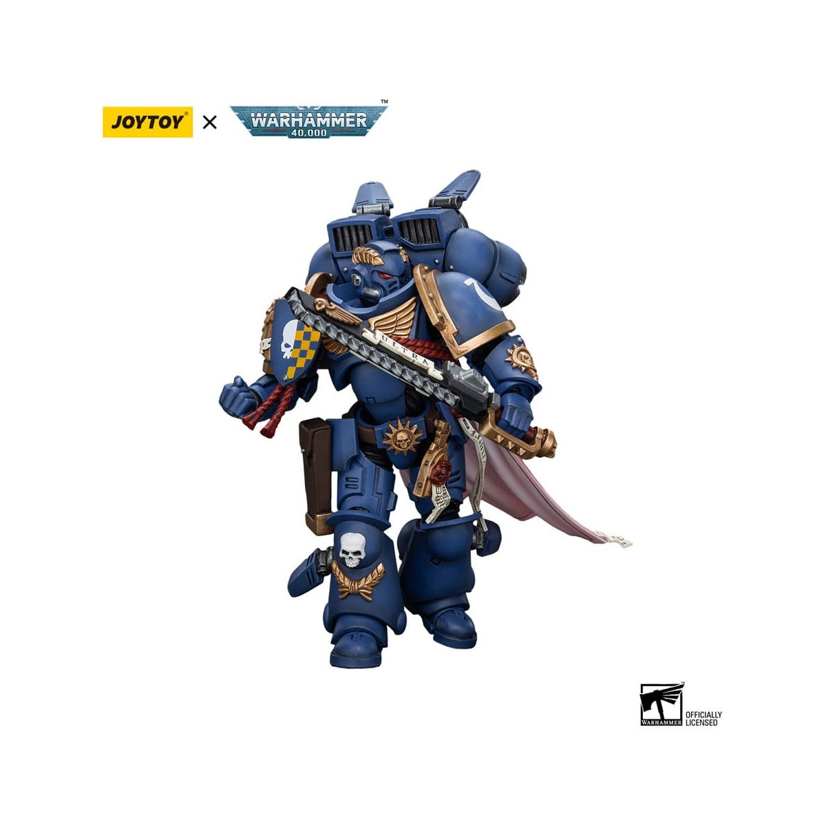 JoyToy - Space Marines - Ultramarines - Captain With Jump Pack 1/18 - Warhammer 40K
