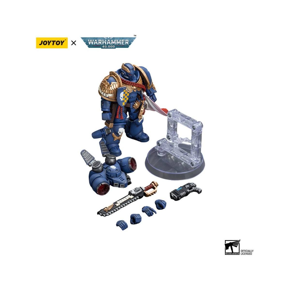 JoyToy - Space Marines - Ultramarines - Captain With Jump Pack 1/18 - Warhammer 40K