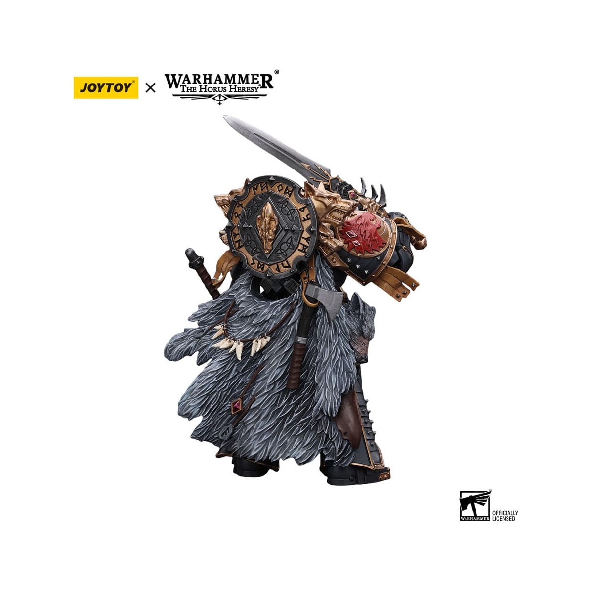 JoyToy Space Marines - Space Wolves Leman Russ Primarch of the VIth Legion - 1/18 - Warhammer The Horus Heresy