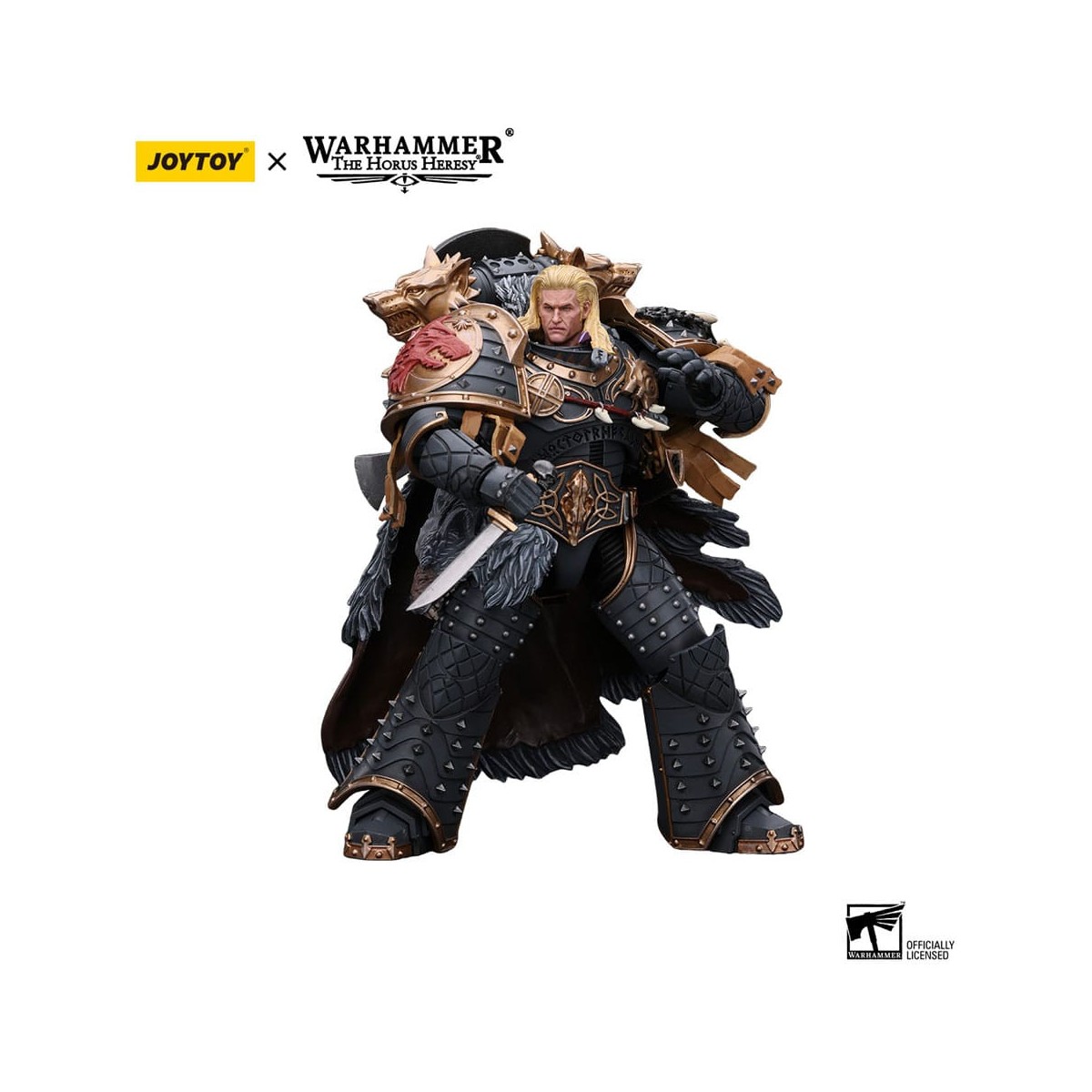 JoyToy Space Marines - Space Wolves Leman Russ Primarch of the VIth Legion - 1/18 - Warhammer The Horus Heresy