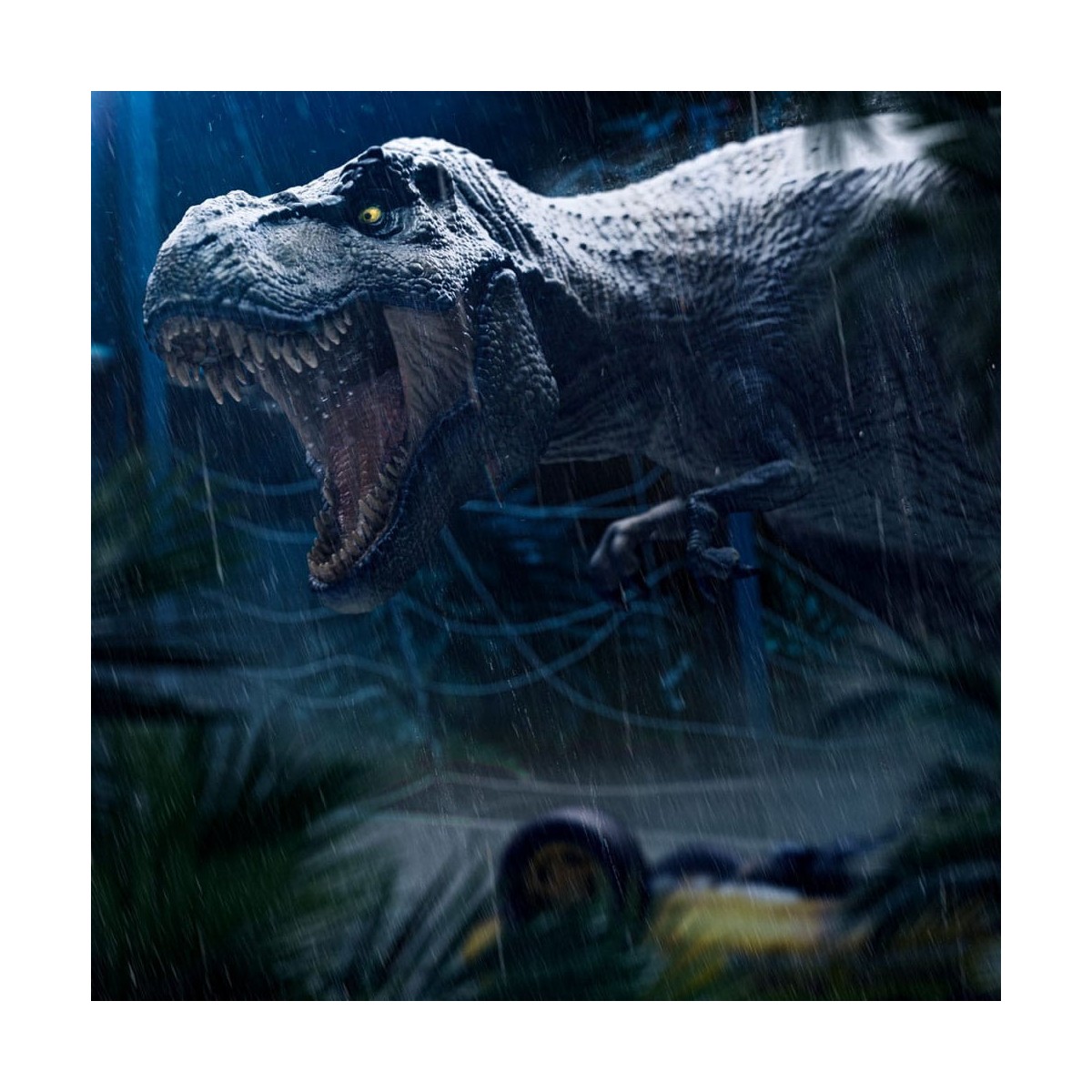 Iron Studios - T-Rex Attack - Jurassic Park Icons