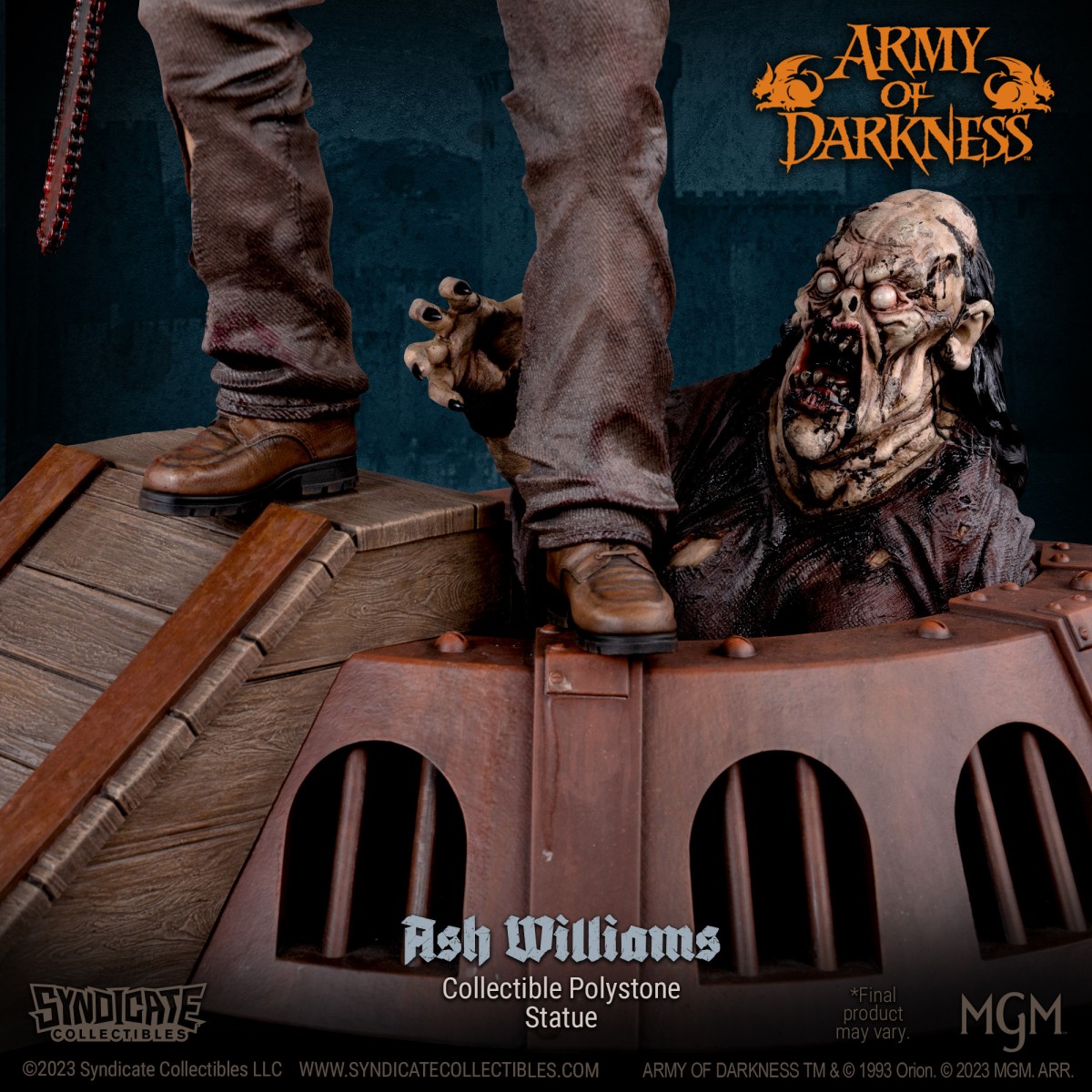 Syndicate Collectibles - Evil Dead Army of Darkness - Ash Williams Premium Statue 1/10 Apex Edition