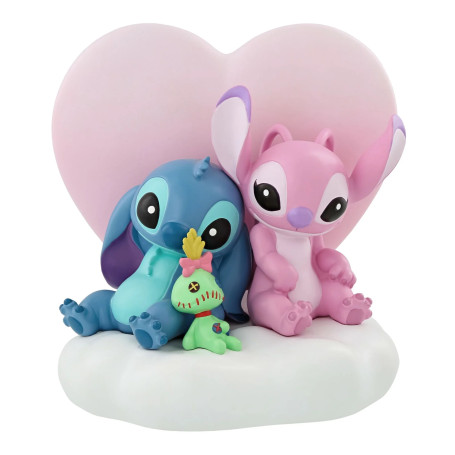 Grand Jester Studios Lilo und Stitch - Leuchtfigur Stitch & Angel Herz