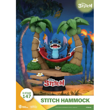 Beast Kingdom Disney Lilo & Stitch - Stitch Hammock - D-Stage