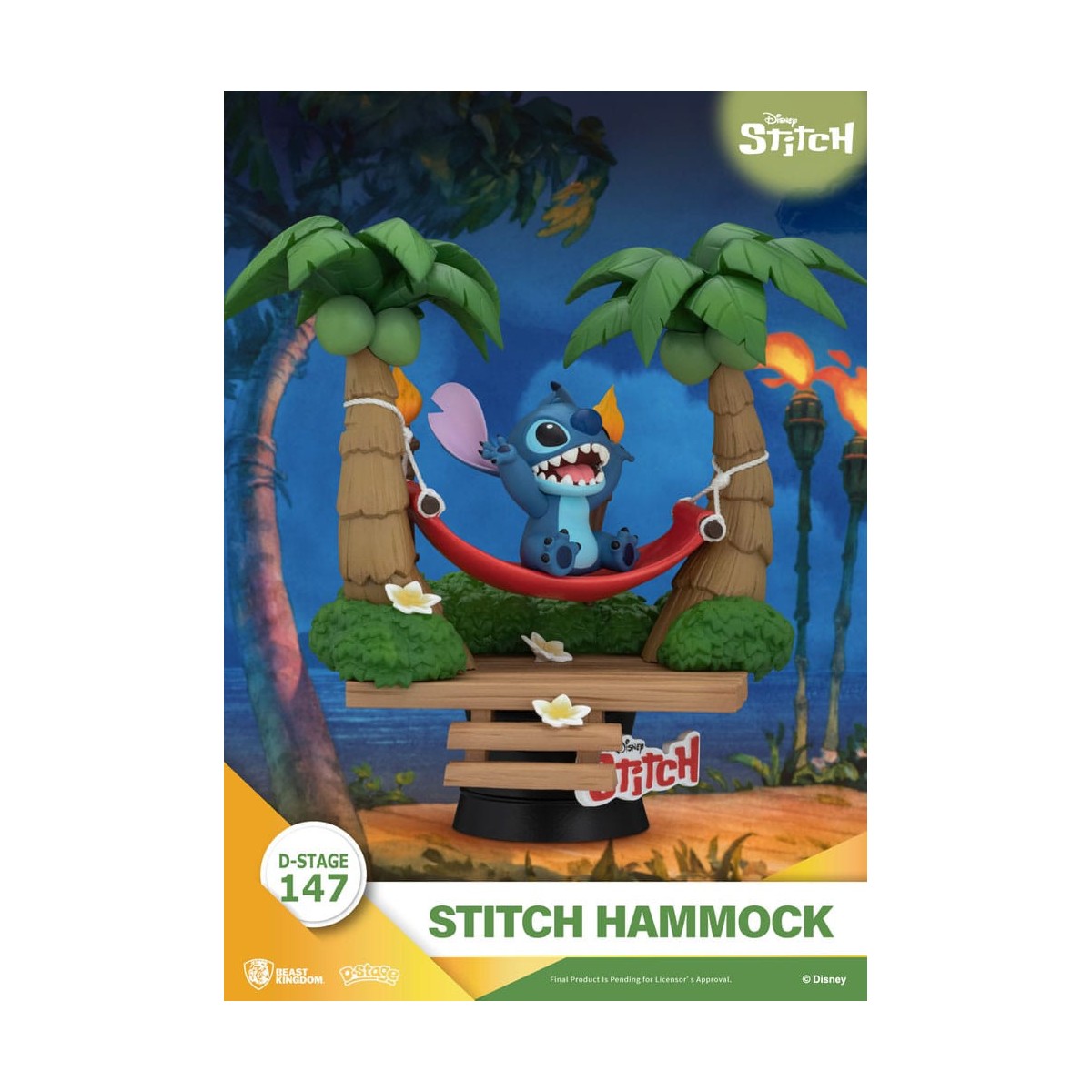 Beast Kingdom Disney Lilo & Stitch - Stitch Hammock - D-Stage