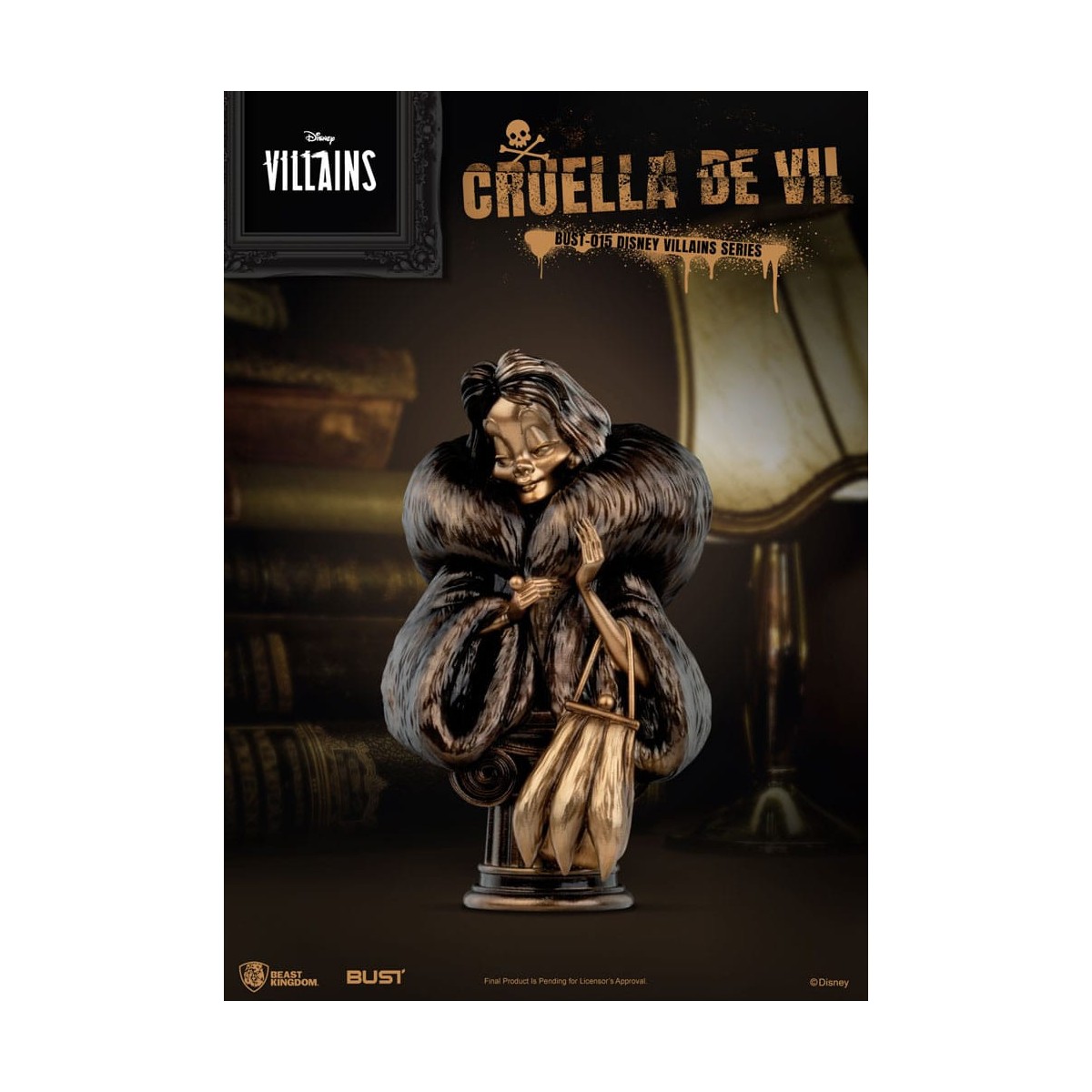 Beast Kingdom - Disney Villains Series Cruella De Vil Büste pvc