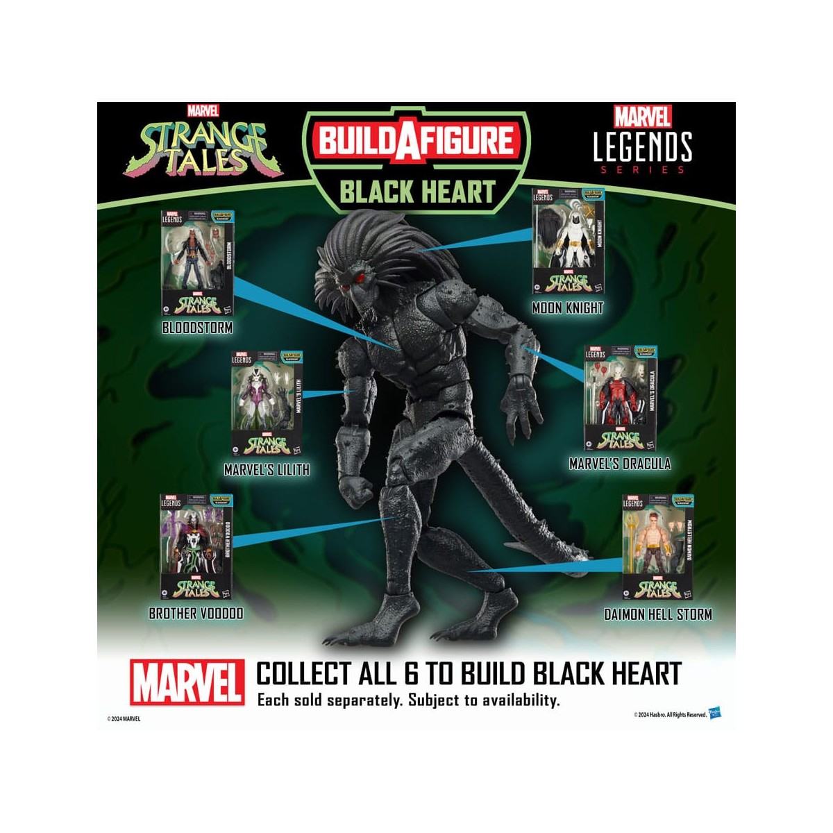 Marvel Legends Strange Tales - Bloodstorm - Blackheart BAF