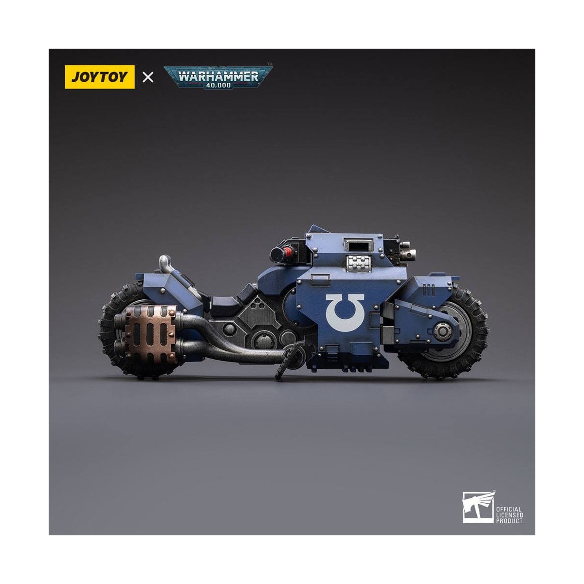 JoyToy Space Marines - Ultramarines - Outrider Bike 1/18 - Warhammer 40K