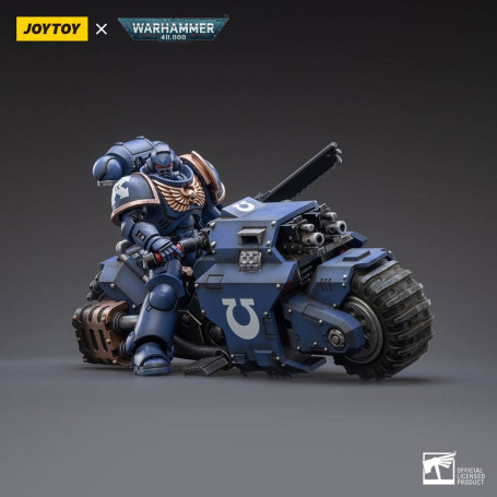 JoyToy Space Marines - Ultramarines - Outrider Bike 1/18 - Warhammer 40K