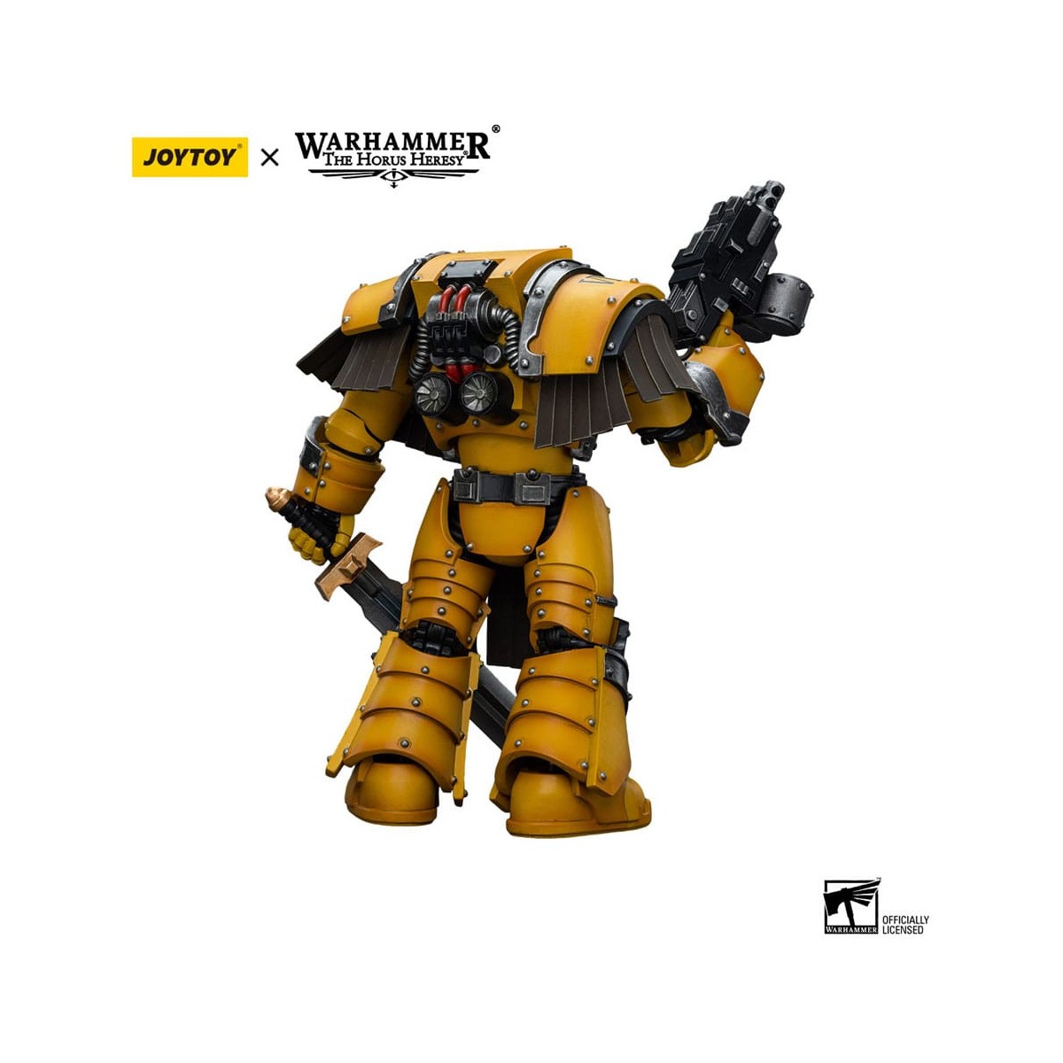 JoyToy Imperial Fists - Legion Cataphractii Terminator Squad - Legion Cataphractii with Power Sword 1/18
