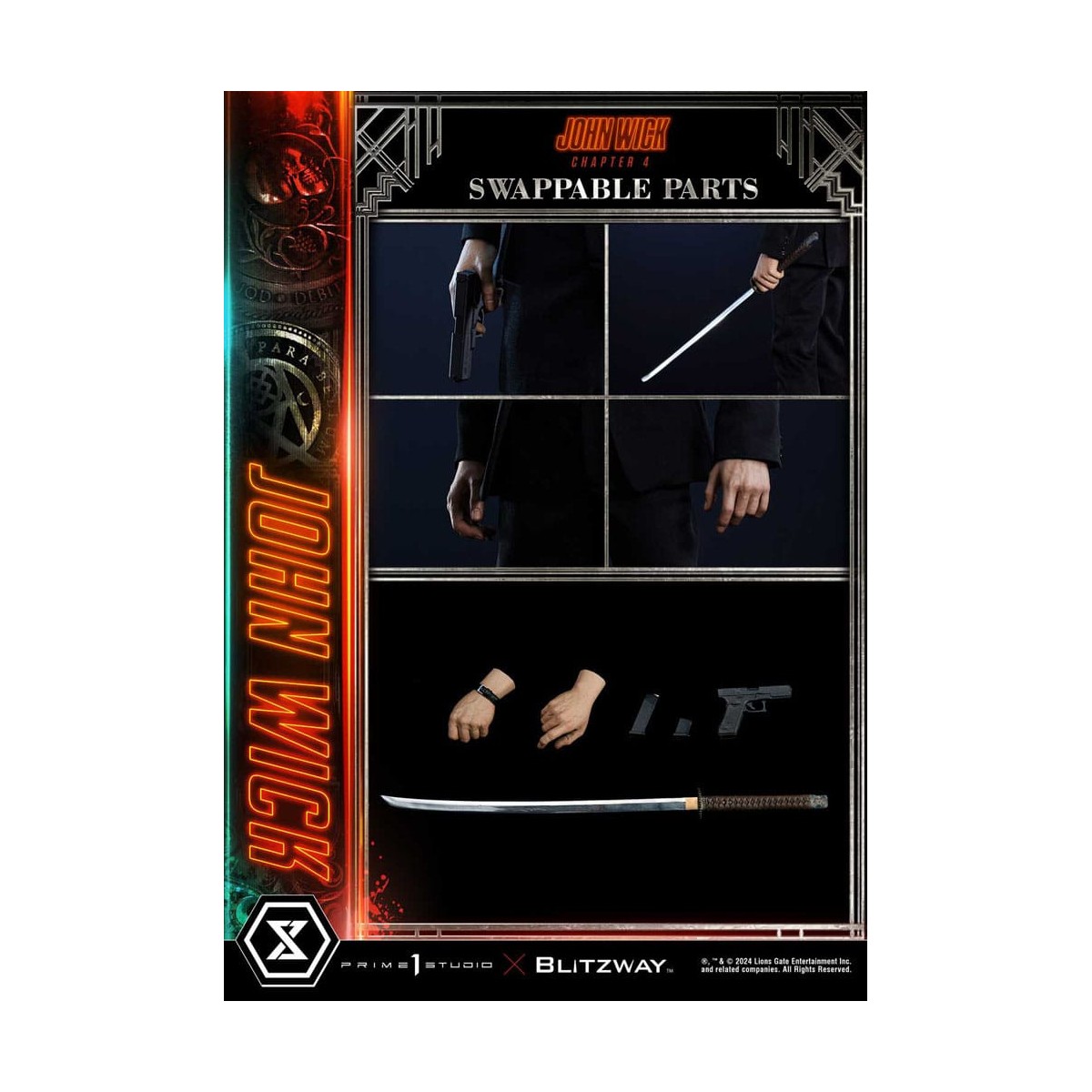 Prime 1 Studio - John Wick Chapter 4 Ultimate Premium Masterline Series 1/4 John Wick Deluxe Version
