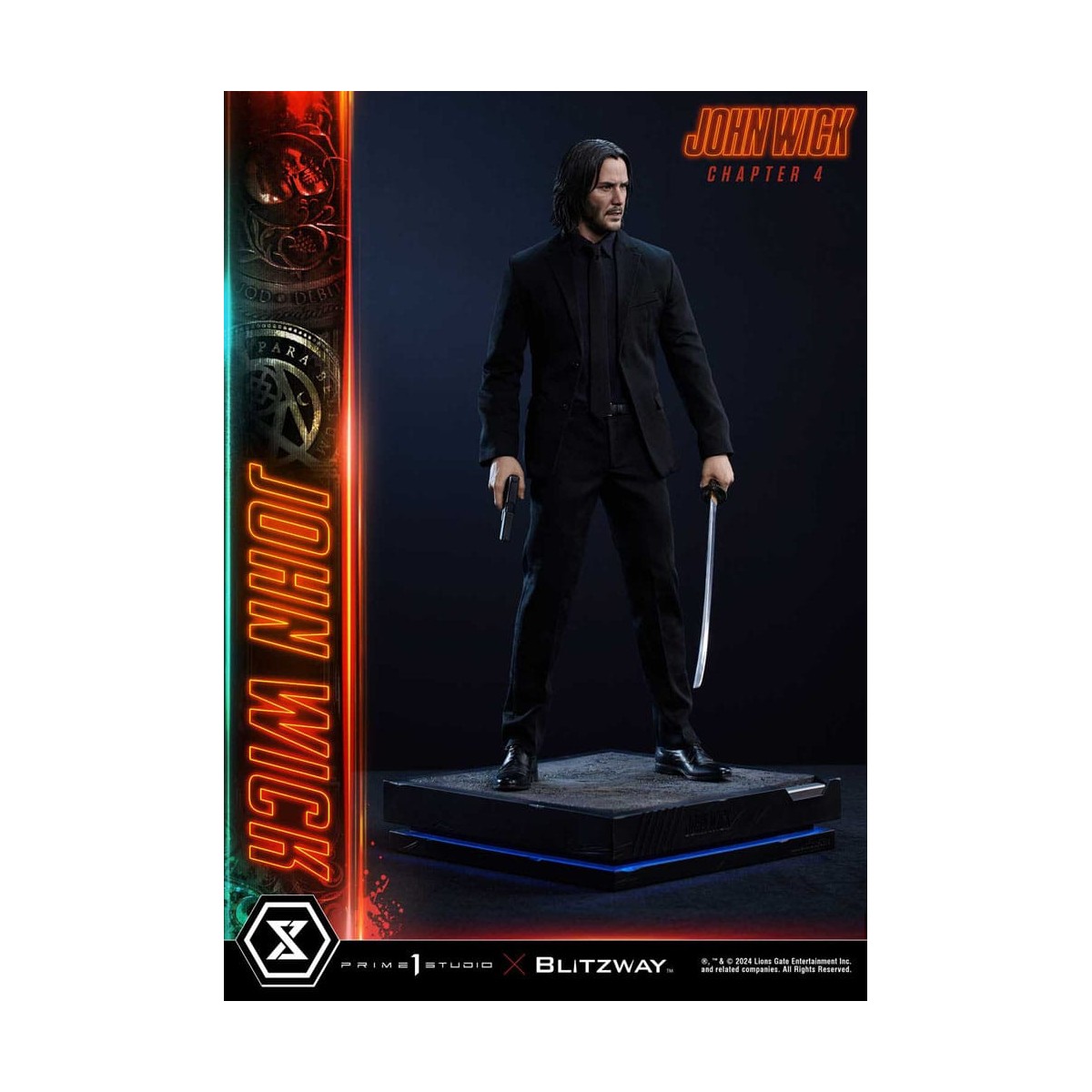 Prime 1 Studio - John Wick Chapter 4 Ultimate Premium Masterline Series 1/4 John Wick Deluxe Version