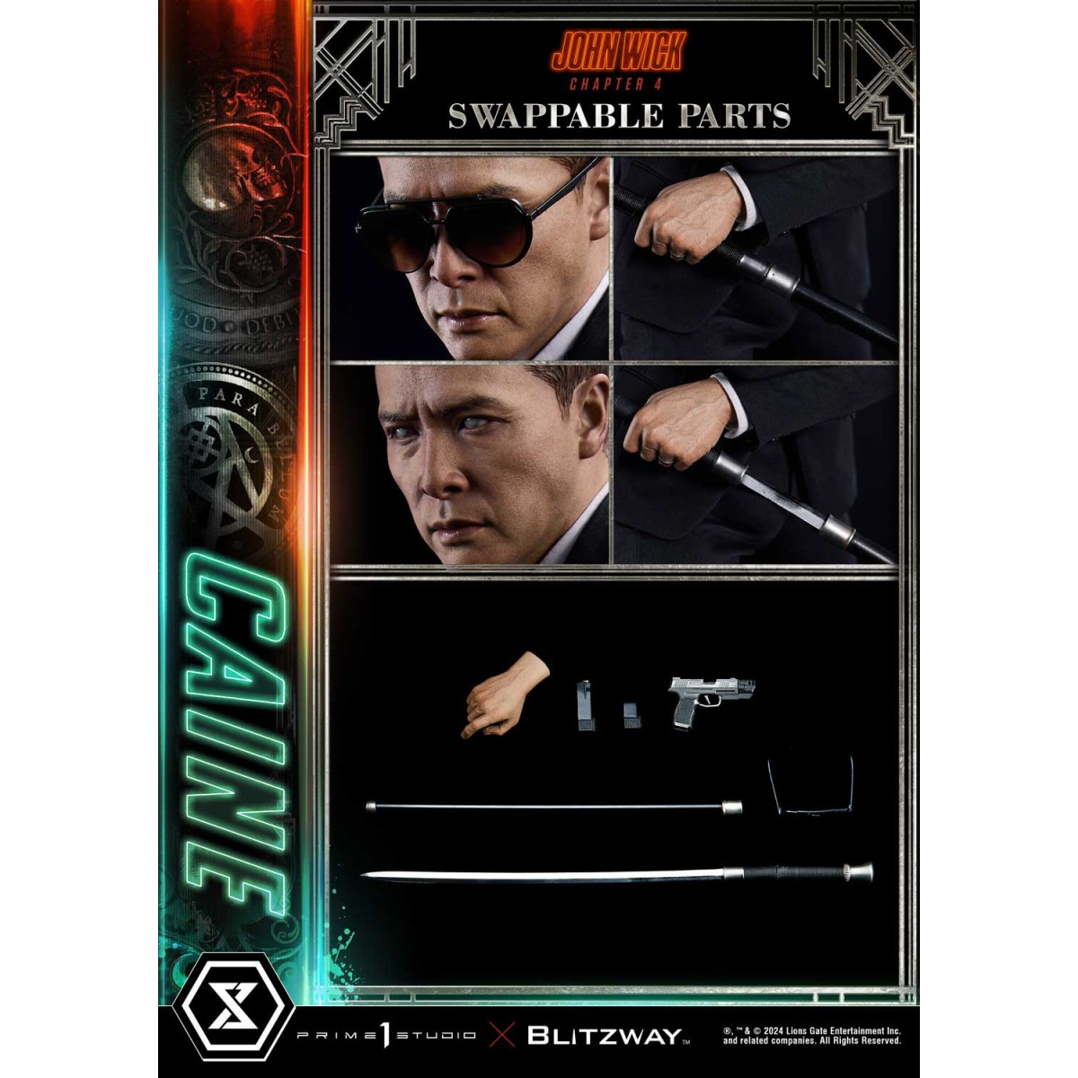 Prime 1 Studio - John Wick Chapter 4 Ultimate Premium Masterline Series 1/4 Caine Deluxe Version