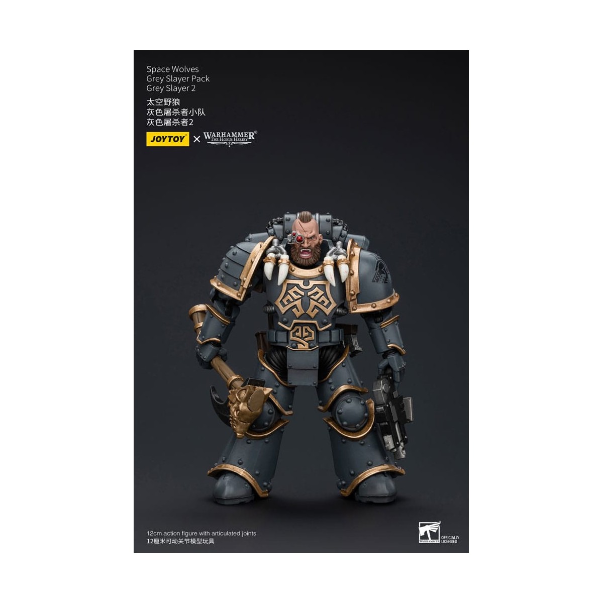 JoyToy Space Marines - Space Wolves - Grey Slayer Pack - Grey Slayer 2 1/18 - The Horus Heresy