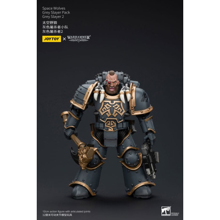 JoyToy Space Marines - Space Wolves - Grey Slayer Pack - Grey Slayer 2 1/18 - The Horus Heresy