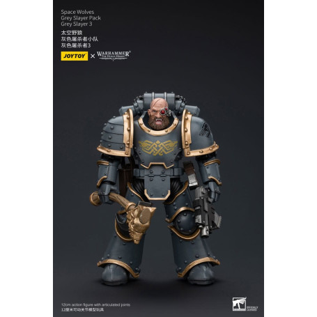 JoyToy Space Marines - Space Wolves - Grey Slayer Pack - Grey Slayer 3 1/18 - The Horus Heresy