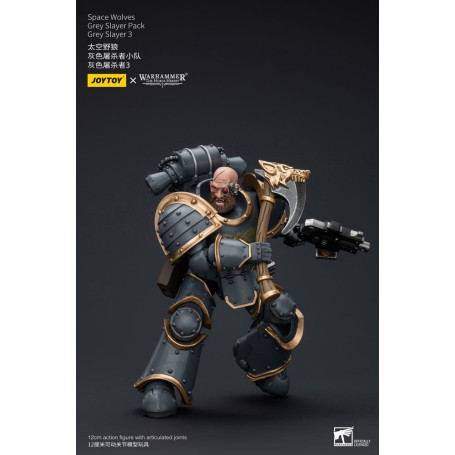 JoyToy Space Marines - Space Wolves - Grey Slayer Pack - Grey Slayer 3 1/18 - The Horus Heresy