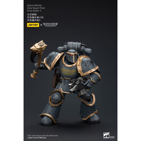 JoyToy Space Marines - Space Wolves - Grey Slayer Pack - Grey Slayer 3 1/18 - The Horus Heresy