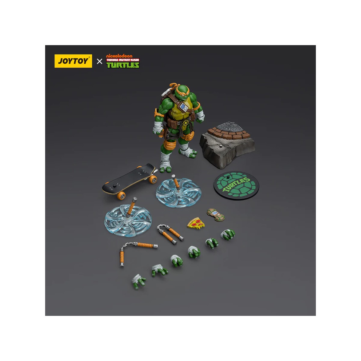 JoyToy TMNT - Michelangelo - Teenage Mutant Ninja Turtles 1/18